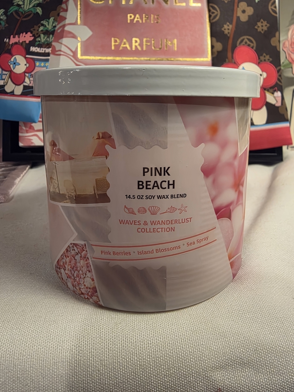 Goose Creek Pink Beach Candle Waves & Wanderlust Collection